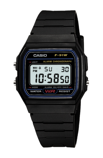Casio F-91W-1 Black