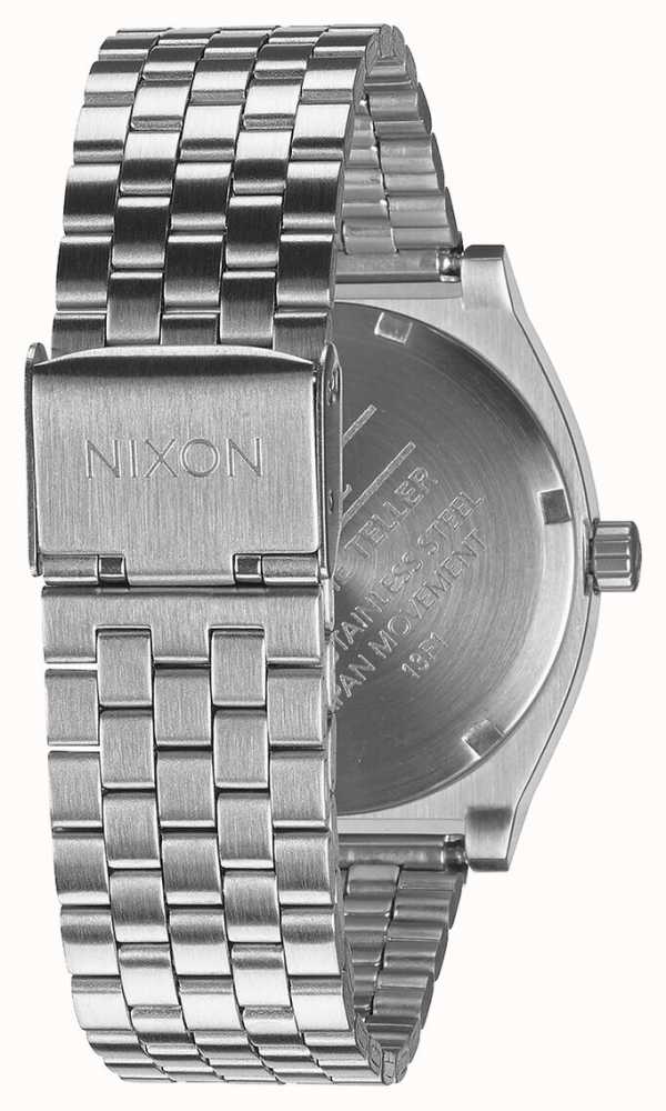 Nixon Mens Time Teller Watch Green/Silver