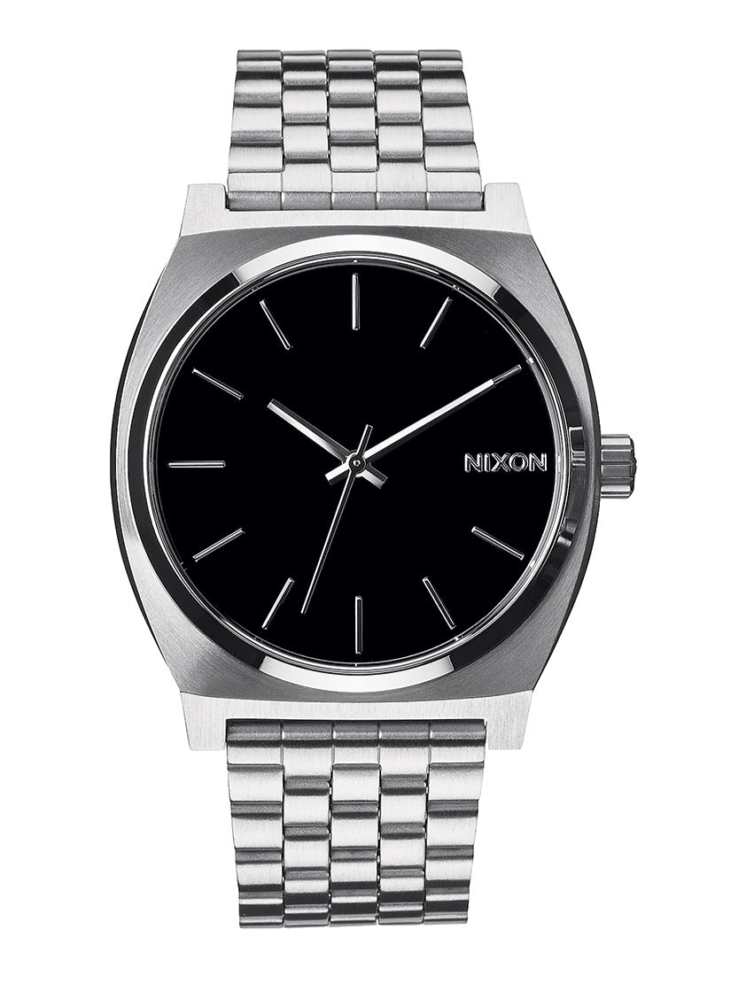 Nixon Mens Time Teller Watch Black/Silver