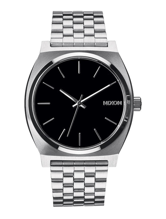 Nixon Mens Time Teller Watch Black/Silver