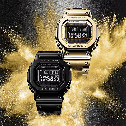 G-Shock Men's Bluetooth Solar Watch GMW-B5000GD-9DR Gold