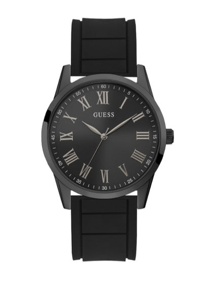 Guess Charter Black Tone Silicone Watch GW0362G1