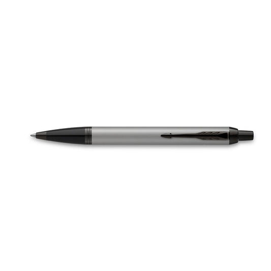 Parker IM Ballpoint Pen Matte Grey with Black Trim