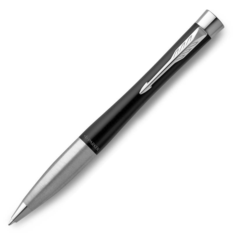 Parker Urban Ballpoint Muted Black Twist Pen Metro Metallic with Chrome Trim