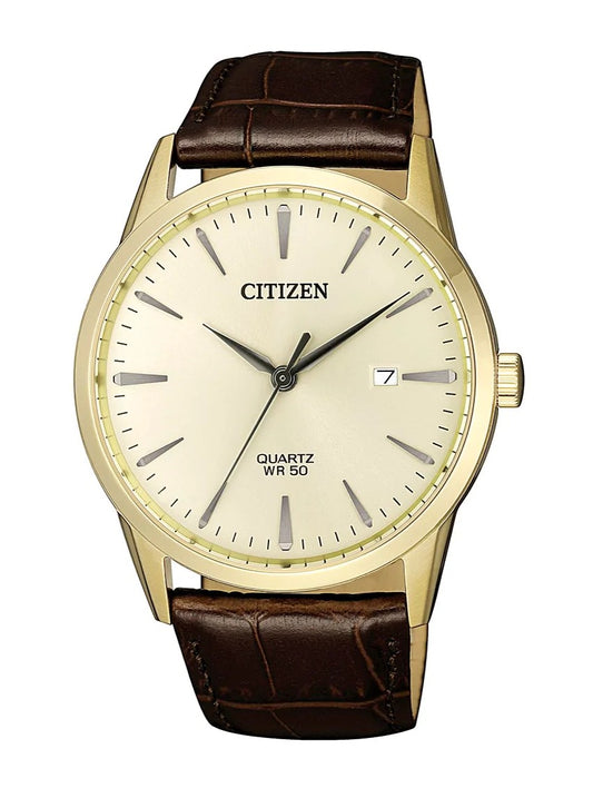 Citizen Men's Quartz Watch BI5002-14A Gold/Brown