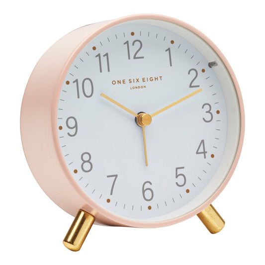 One Six Eight London Maisie Blush Alarm Clock