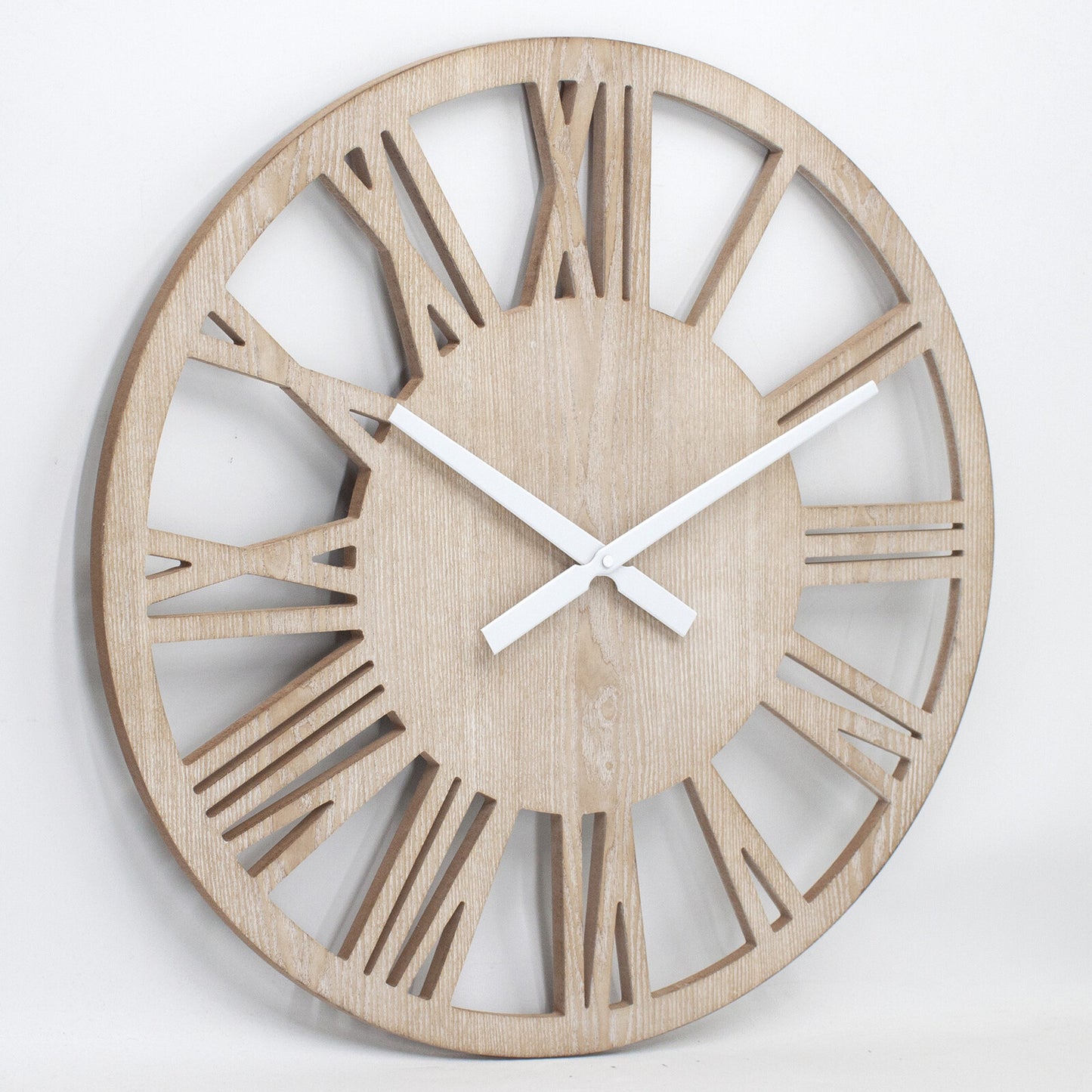 One Six Eight London Leon 60cm MDF Wood Silent Wall Clock