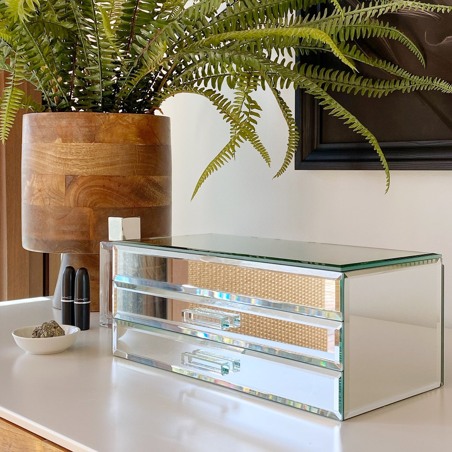 One Six Eight Gabriella Mirror Large Jewellery Box
