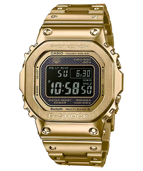 G-Shock Men's Bluetooth Solar Watch GMW-B5000GD-9DR Gold