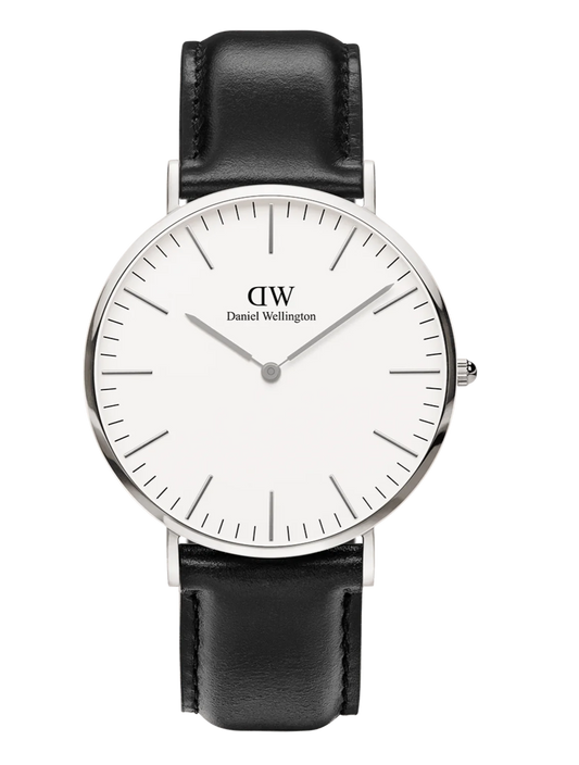 Daniel Wellington Classic Sheffield Silver White 40mm DW00100020 Watch