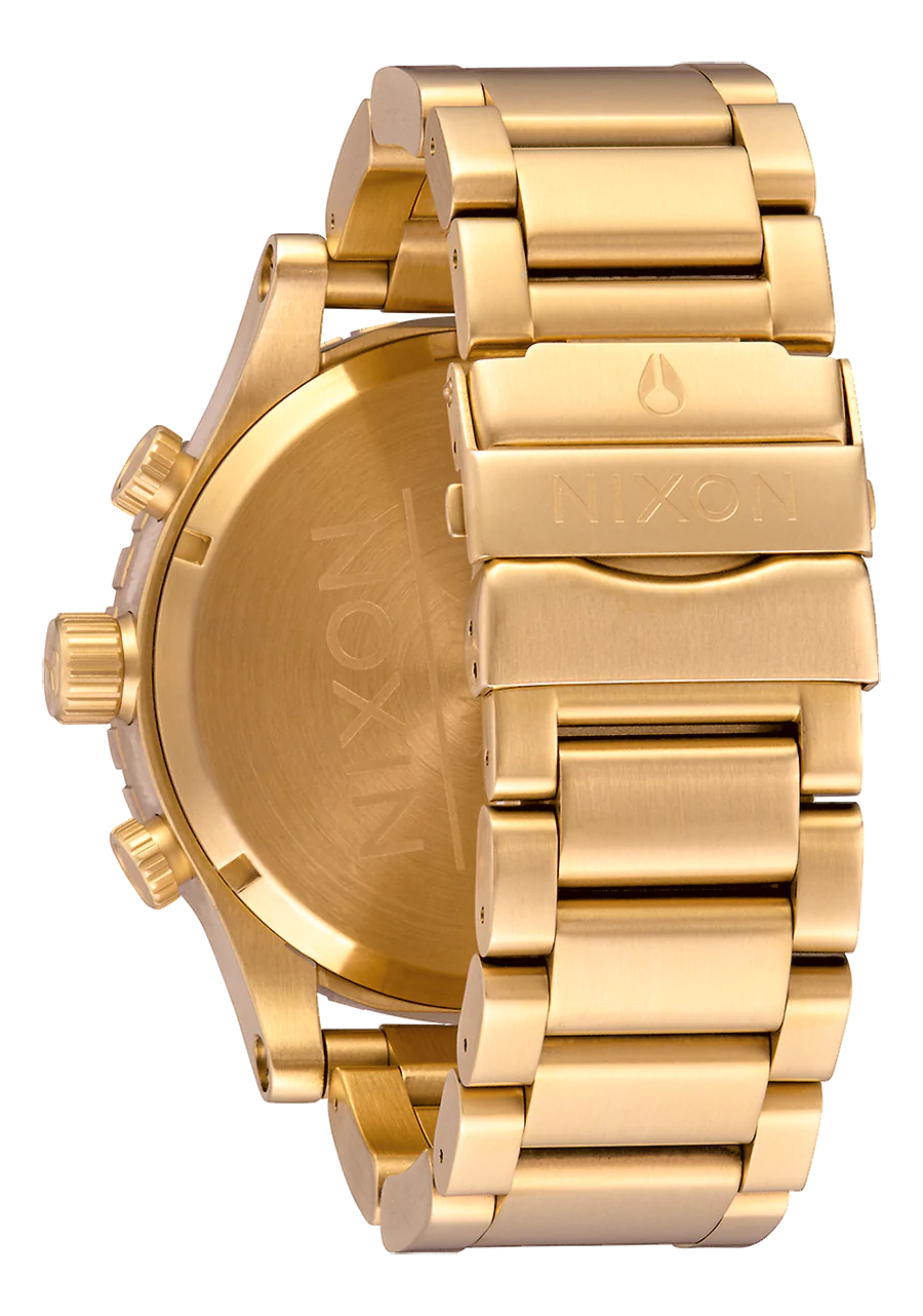 Nixon Mens 51-30 Chronograph Watch Black / Gold