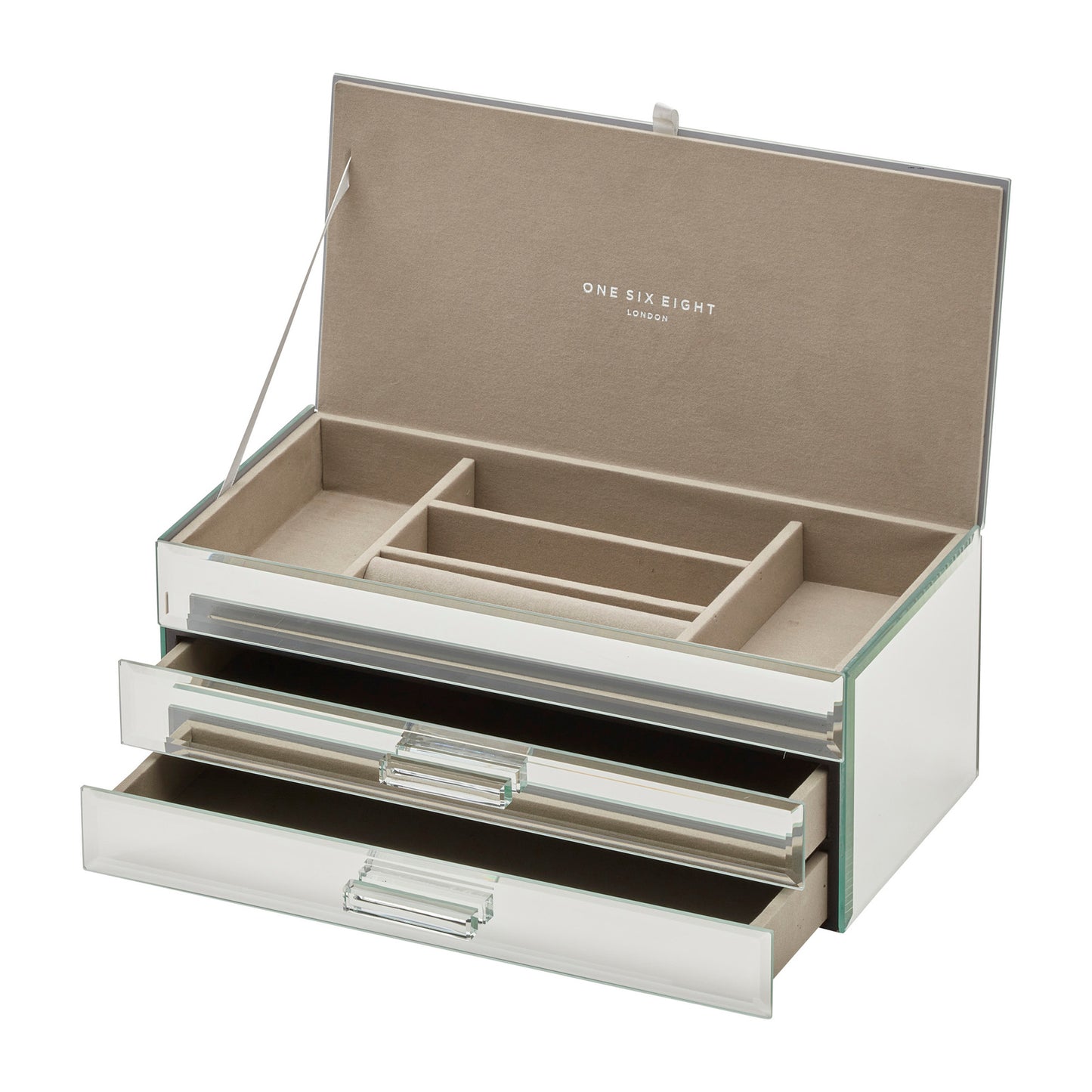 One Six Eight Gabriella Mirror Large Jewellery Box
