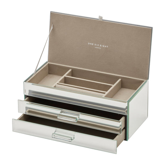 One Six Eight Gabriella Mirror Large Jewellery Box