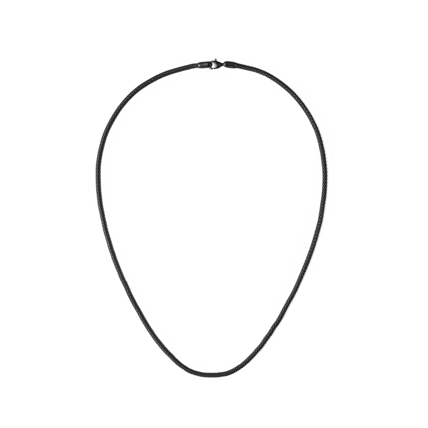 Daniel Wellington Tide Mesh Necklace Black 2.8