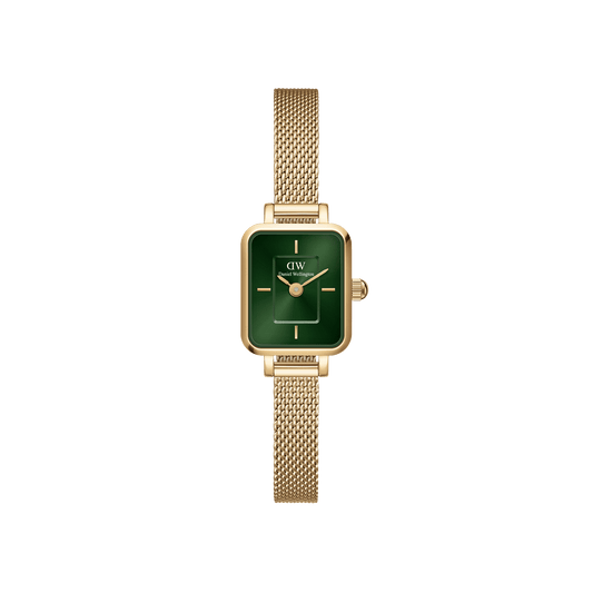Daniel Wellington Quadro Mini Evergold Emerald Watch