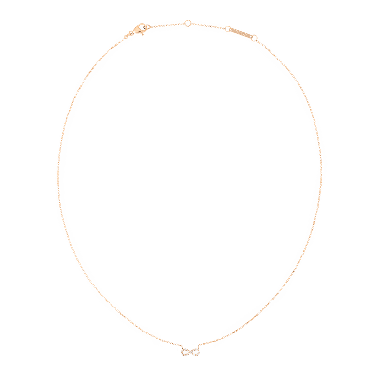 Daniel Wellington Mirelle Infinity Necklace Rose Gold