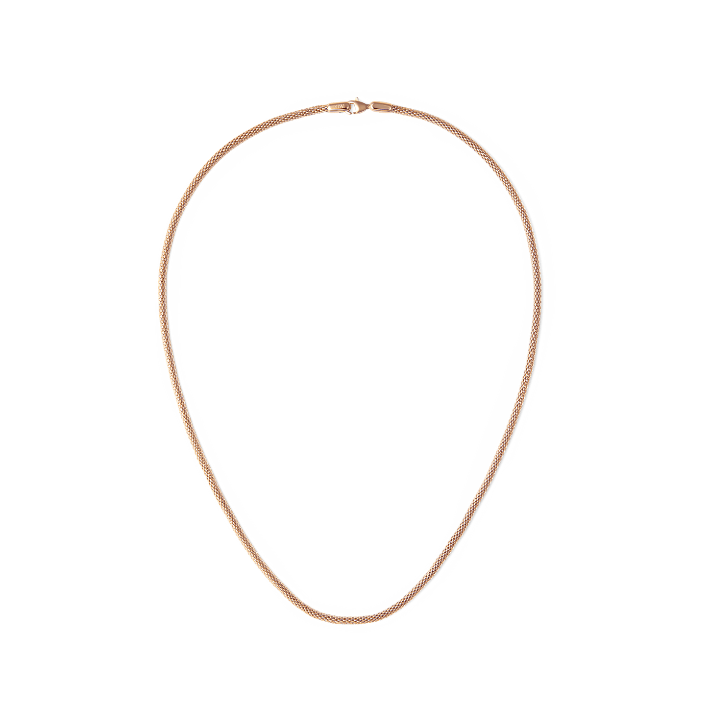 Daniel Wellington Tide Mesh Necklace Rose Gold 2.8