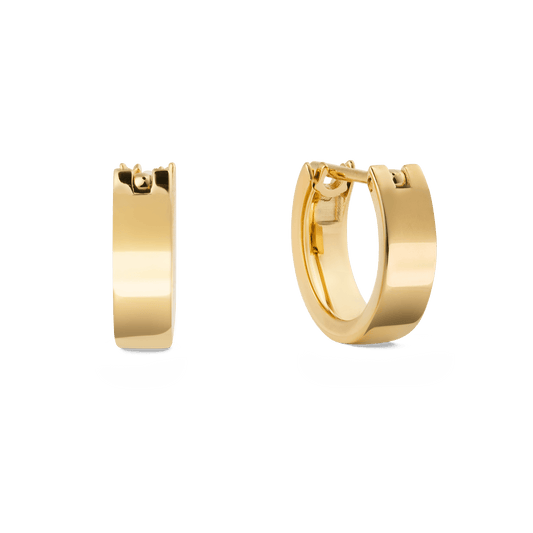 Daniel Wellington Line Earrings Polished Gold 3.5mm