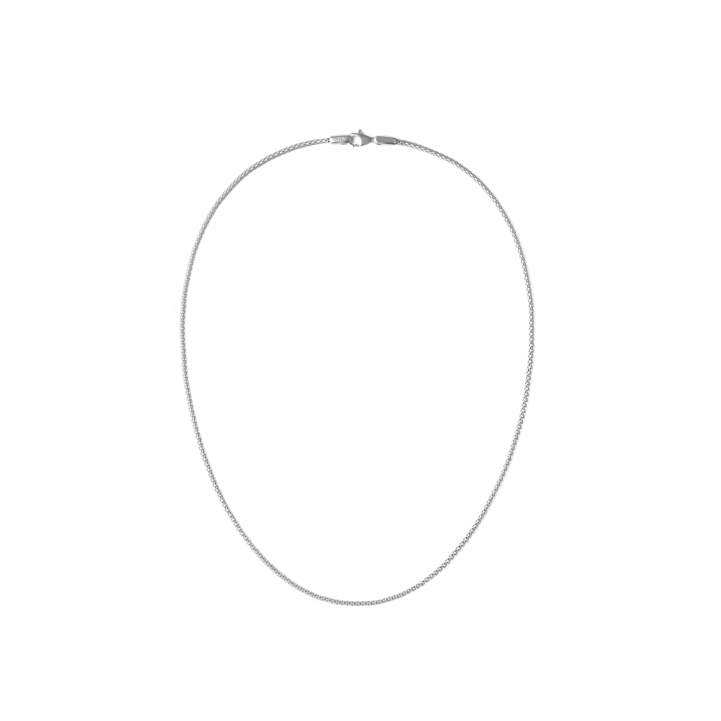 Daniel Wellington Tide Mesh Necklace Silver 1.8