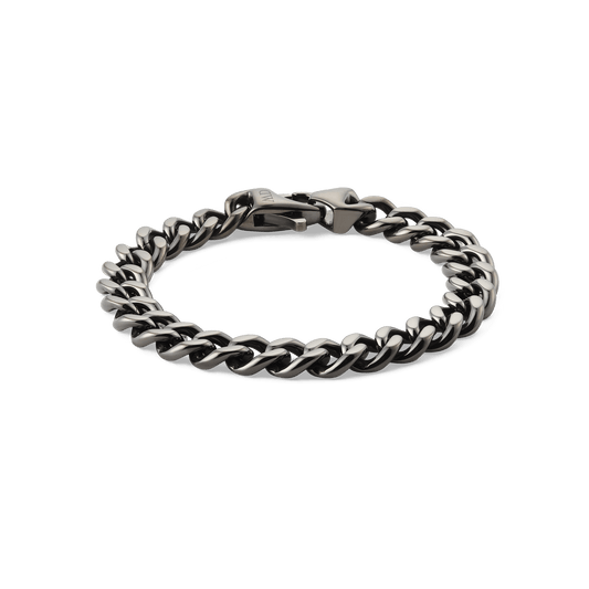 Daniel Wellington Ellipse Cuban Chain Bracelet Graphite