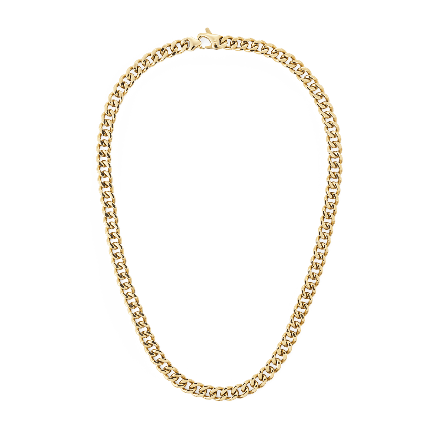 Daniel Wellington Ellipse Cuban Chain Necklace Gold