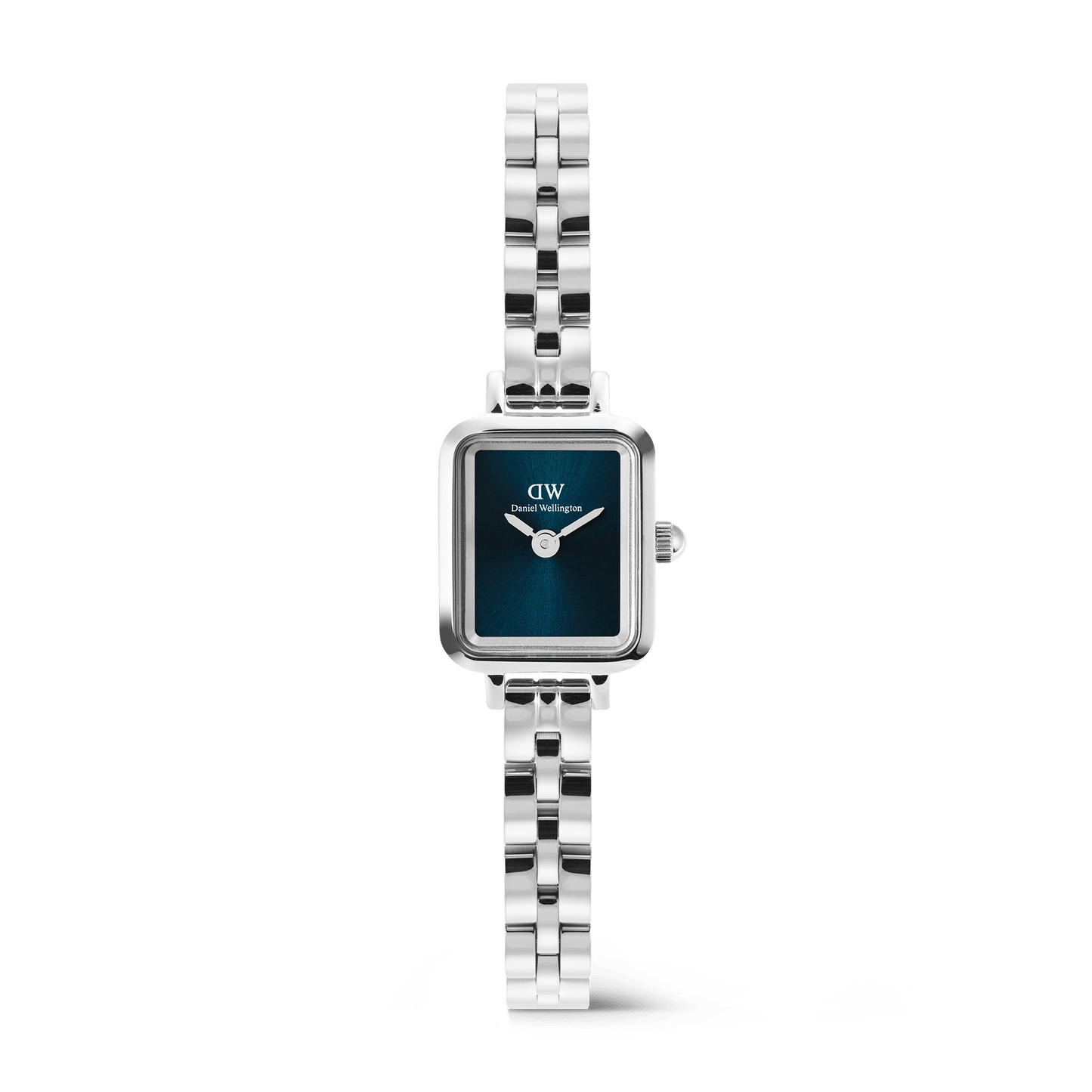 Daniel Wellington Quadro Mini Arch 3-link Arctic Sunray Silver