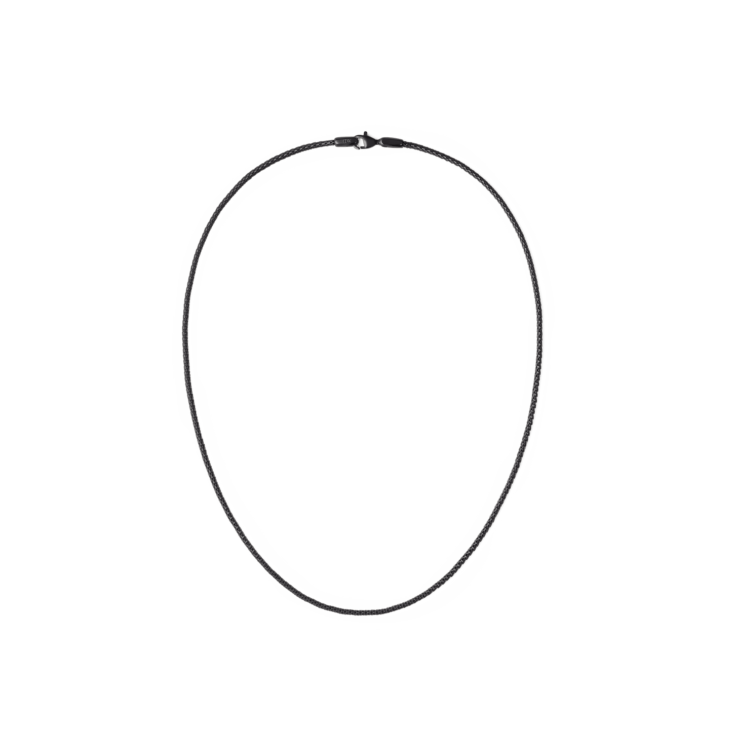 Daniel Wellington Tide Mesh Necklace Black 1.8