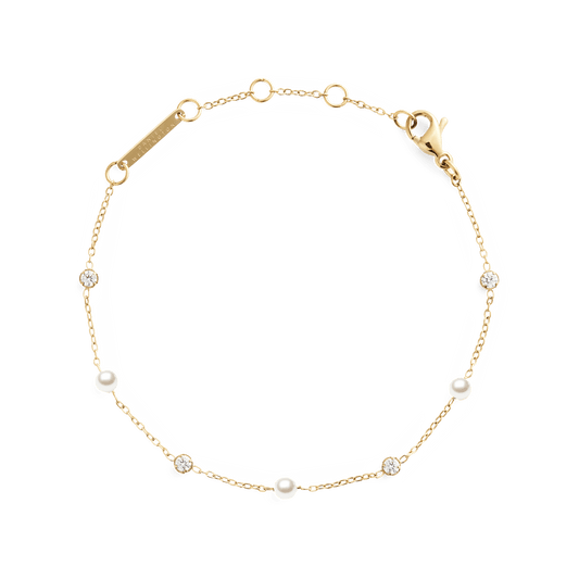 Daniel Wellington Pearl Bracelet Gold
